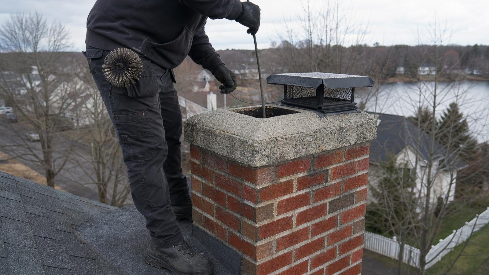 Practical chimney sweep & inspection in Boston