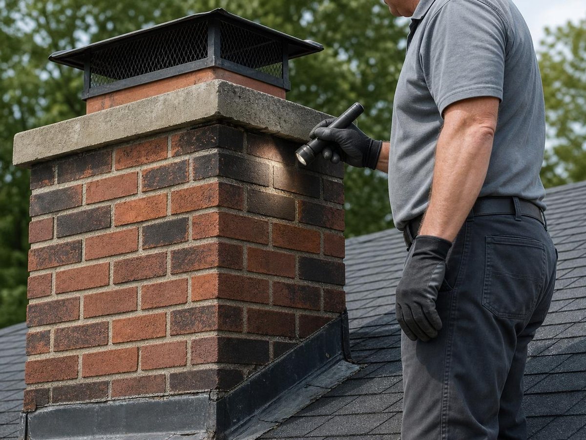 Anvil Chimney Service work in Boston